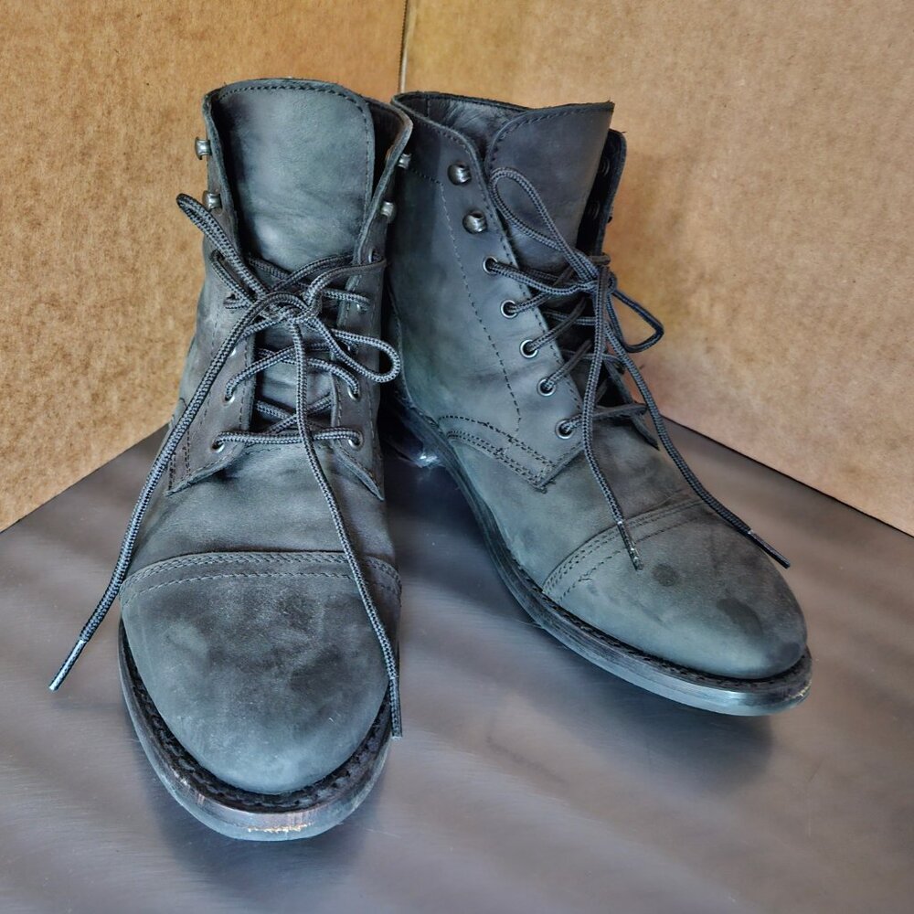 Thursday Boots "Captain" Black Matte Women's 11.0 (Fits 10-10.5)